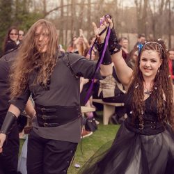 one 8213 33101699201 o - A 13-color handfasting and fire dancing at this Quebec wiccan wedding A 13-color handfasting and fire dancing at this Quebec wiccan wedding