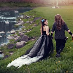 one 8327 32846943040 o - A 13-color handfasting and fire dancing at this Quebec wiccan wedding A 13-color handfasting and fire dancing at this Quebec wiccan wedding