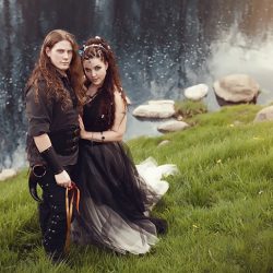 one 8330 32846943520 o - A 13-color handfasting and fire dancing at this Quebec wiccan wedding A 13-color handfasting and fire dancing at this Quebec wiccan wedding