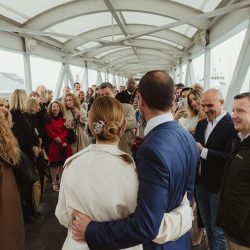 There's a beautiful reason why this San Francisco wedding was held on the USS Potomac