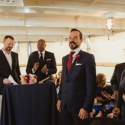 There's a beautiful reason why this San Francisco wedding was held on the USS Potomac