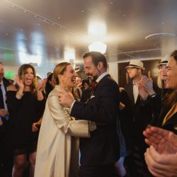 There's a beautiful reason why this San Francisco wedding was held on the USS Potomac