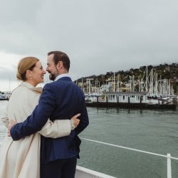 There's a beautiful reason why this San Francisco wedding was held on the USS Potomac