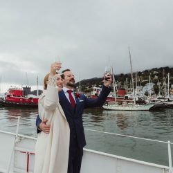 There's a beautiful reason why this San Francisco wedding was held on the USS Potomac