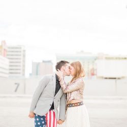 A rooftop tiny elopement in Las Vegas (with special guest Chewbacca!)