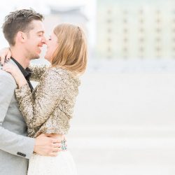 A rooftop tiny elopement in Las Vegas (with special guest Chewbacca!)
