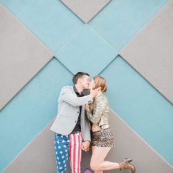 A rooftop tiny elopement in Las Vegas (with special guest Chewbacca!)