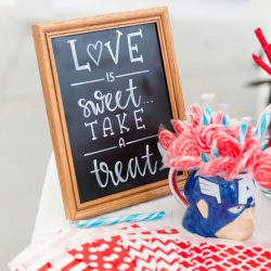 A retro comics wedding with serious retro style