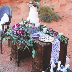 Red hills and panda cookies at this desert Vegas wedding in the Valley of Fire