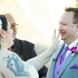 Red hills and panda cookies at this desert Vegas wedding in the Valley of Fire