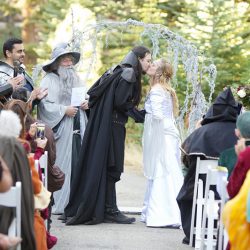 Moore Martinez CJHopperPhotography MiddleEarthWedding1142016 low - Hobbits and elves and eerie mist: this Middle-earth wedding has serious magic Hobbits and elves and eerie mist: this Lord of the Rings wedding has serious magic