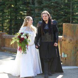 Moore Martinez CJHopperPhotography MiddleEarthWedding492016 low - Hobbits and elves and eerie mist: this Middle-earth wedding has serious magic Hobbits and elves and eerie mist: this Lord of the Rings wedding has serious magic