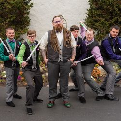 ShaunaRae 680 - Sci-fi meets vintage style at this unicorn-haired Star Wars wedding Sci-fi meets vintage style at this unicorn-haired Star Wars vintage wedding