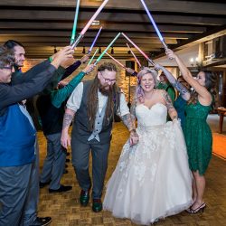 ShaunaRae 794 - Sci-fi meets vintage style at this unicorn-haired Star Wars wedding Sci-fi meets vintage style at this unicorn-haired Star Wars vintage wedding