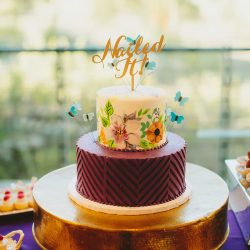 AJWedding00351 0158 - Let's bow down to this garden wedding with the crop top wedding dress of our dreams Let's bow down to this wedding with the crop top wedding dress of our dreams
