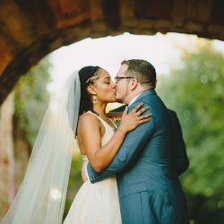 AJWedding00618 0269 - Let's bow down to this garden wedding with the crop top wedding dress of our dreams Let's bow down to this wedding with the crop top wedding dress of our dreams