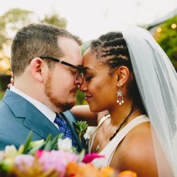 AJWedding00716 0234 - Let's bow down to this garden wedding with the crop top wedding dress of our dreams Let's bow down to this wedding with the crop top wedding dress of our dreams