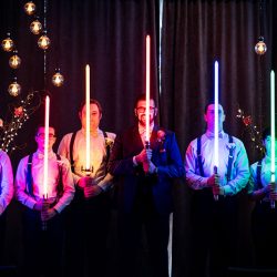DSC 9175 - Epic battles and rainbow bubbles at this lightsaber wedding in Seattle Epic battles and rainbow bubbles at this Star Wars wedding
