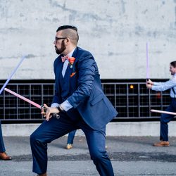 DSC 9207 - Epic battles and rainbow bubbles at this lightsaber wedding in Seattle Epic battles and rainbow bubbles at this lightsaber wedding in Seattle