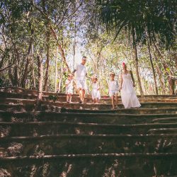 Falin Falin QuetzalWeddingPhoto SandiJimi0089 low - This cave vow renewal in Mexico is pure family love This vow renewal is pure family love