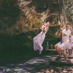 Falin Falin QuetzalWeddingPhoto SandiJimi0114 low - This cave vow renewal in Mexico is pure family love This vow renewal is pure family love