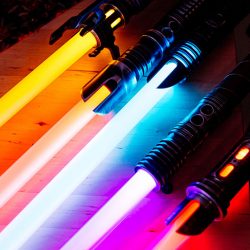 IMG 5577 - Epic battles and rainbow bubbles at this lightsaber wedding in Seattle Epic battles and rainbow bubbles at this Star Wars wedding