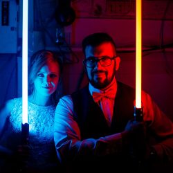 IMG 9101 - Epic battles and rainbow bubbles at this lightsaber wedding in Seattle Epic battles and rainbow bubbles at this lightsaber wedding in Seattle