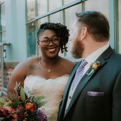 New Orleans meets pop culture meets foodie details at this lovely wedding
