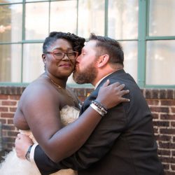New Orleans meets pop culture meets foodie details at this lovely wedding