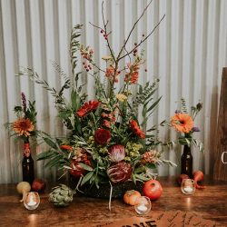 New Orleans meets pop culture meets foodie details at this lovely wedding
