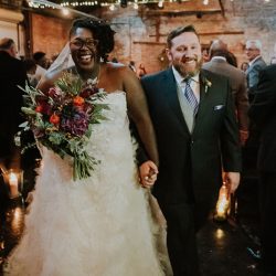 New Orleans meets pop culture meets foodie details at this lovely wedding