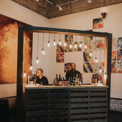 New Orleans meets pop culture meets foodie details at this lovely wedding