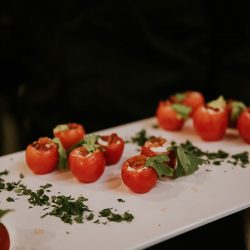 New Orleans meets pop culture meets foodie details at this lovely wedding