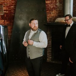 New Orleans meets pop culture meets foodie details at this lovely wedding