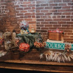 New Orleans meets pop culture meets foodie details at this lovely wedding
