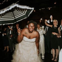 New Orleans meets pop culture meets foodie details at this lovely wedding