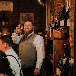 New Orleans meets pop culture meets foodie details at this lovely wedding