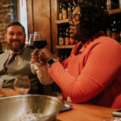 New Orleans meets pop culture meets foodie details at this lovely wedding