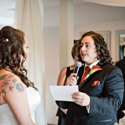 08 Ceremony 0468 - Fall colors and epic love were on full display at this jubliant wedding Fall colors and epic love were on full display at this jubliant wedding