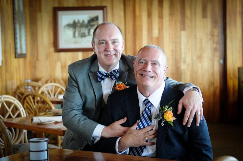 Scott & Wes’ intimate seaside Malibu luncheon wedding