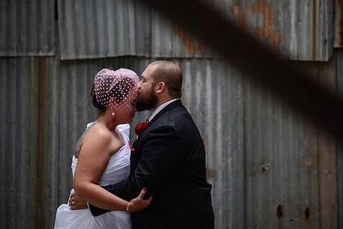 Julie & Matthew’s retro polka dots and pinwheels wedding