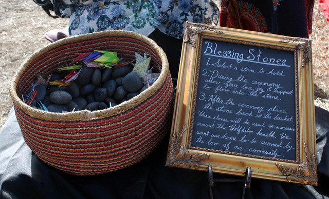 Use “blessing stones” to bring your wedding love mojo back home with you
