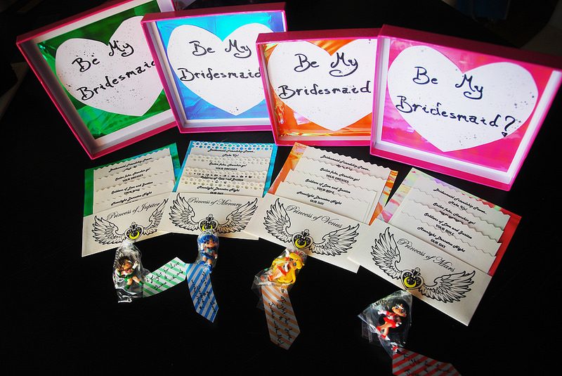 Sailor Moon bridesmaid proposal gifts: Will you fight for love and justice with me?