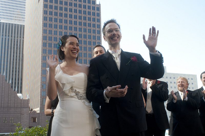 Emma & Richard’s theater-meets-adorable-baby wedding