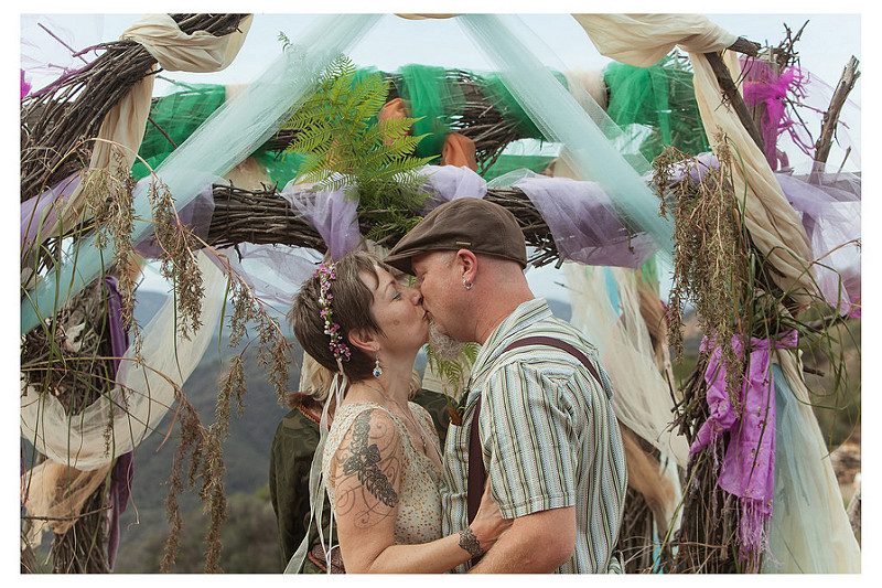 Siobhan & Chadwick’s moon-loving techno-hippie wedding