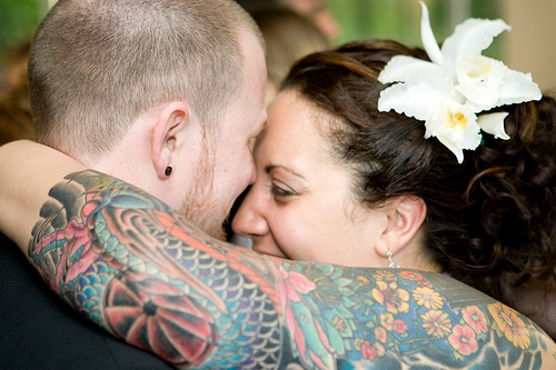 Kristina & Todd’s classic punk-rock wedding
