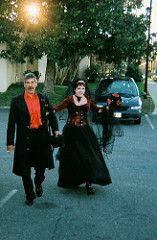 Misty & Dell’s Wiccan/Pagan, Corseted Boob-Fest, Halloween Wedding