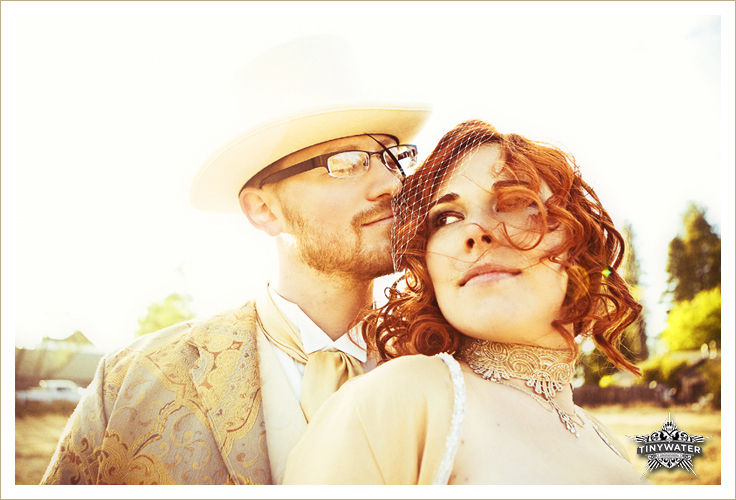 Julie & Jonny’s Glamorous Art Nouveau Costume Wedding Extravaganza