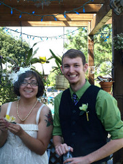 Emi & Trevor’s Beer & Hot Dogs Garden Party Wedding