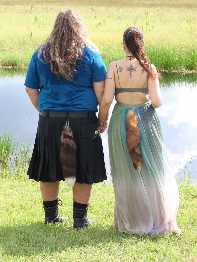 Bandora & Michael’s Foxtailed Pagan Handfasting
